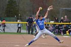 Softball vs Emerson  Wheaton College Softball vs Emerson College in game 2 of their doubleheader. - Photo by Keith Nordstrom : Wheaton, Softball